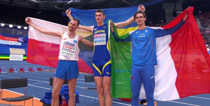 Дорощук получил историческое золото на чемпионате Европы по прыжкам в высоту в помещении
